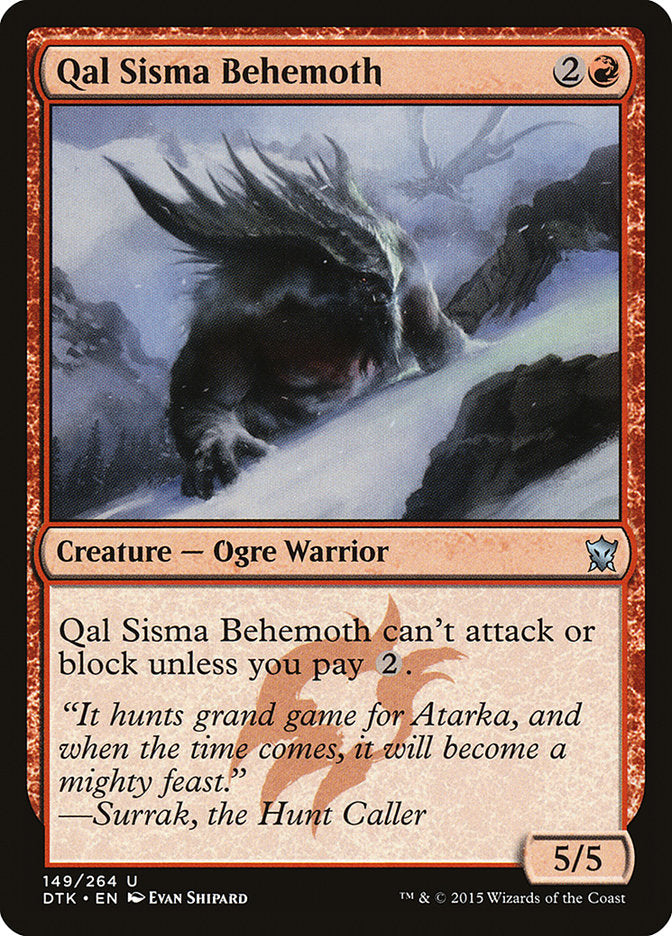 Qal Sisma Behemoth (149) [Dragons of Tarkir]