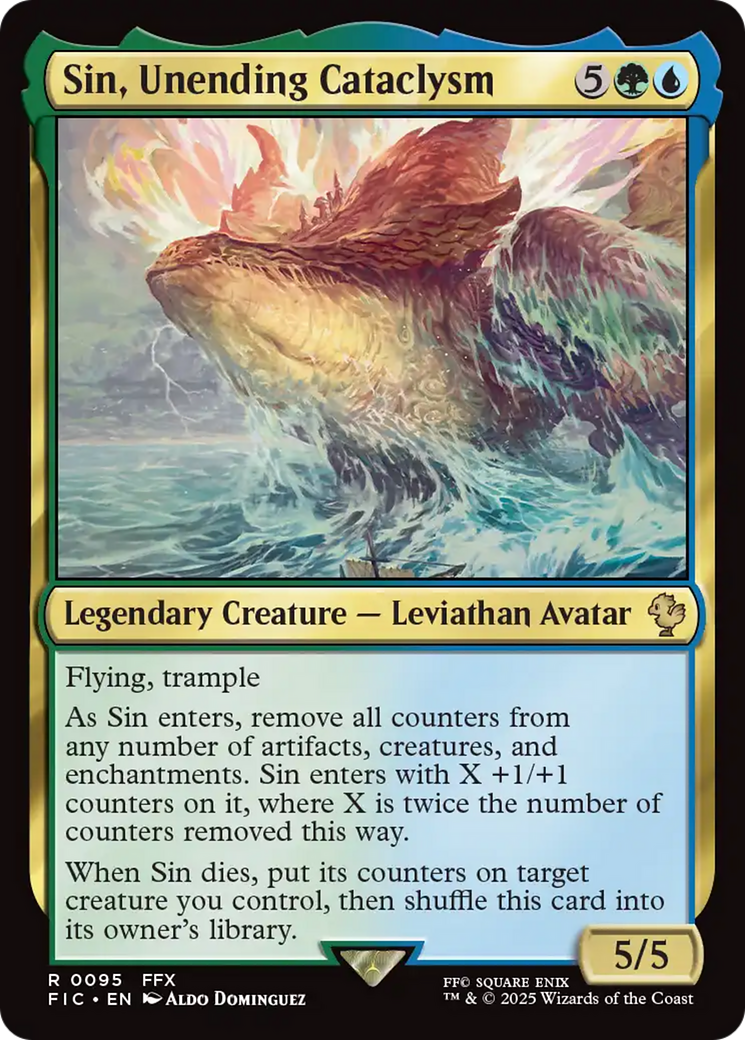 Sin, Unending Cataclysm (95) [Commander: FINAL FANTASY]