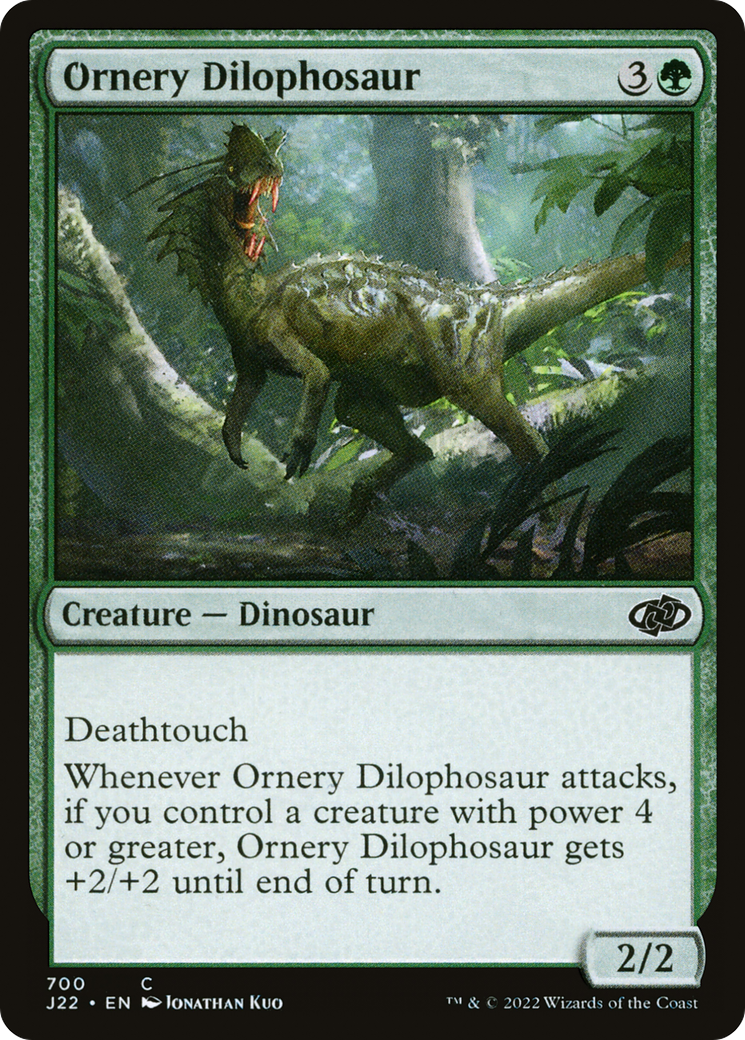 Ornery Dilophosaur (700) [Jumpstart 2022]