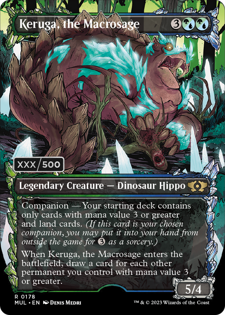 Keruga, the Macrosage (Serial Numbered) (178) [March of the Machine: Multiverse Legends]