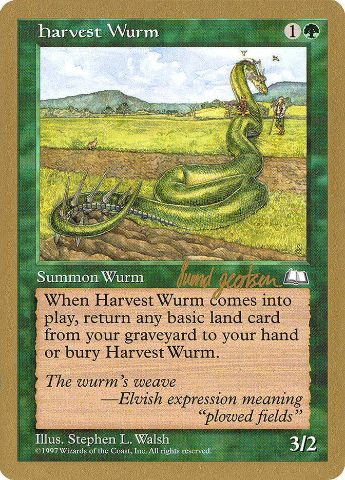 Harvest Wurm - 1997 Svend Geertsen (WTH) [World Championship Decks]
