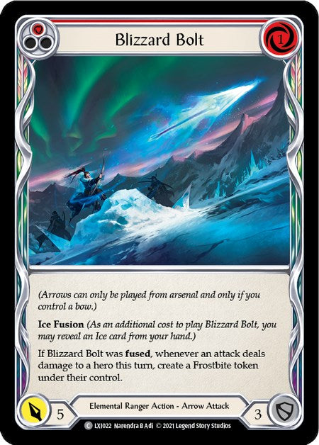 Blizzard Bolt (Red) (LXI022) [Blitz Deck: Tales of Aria - Lexi]