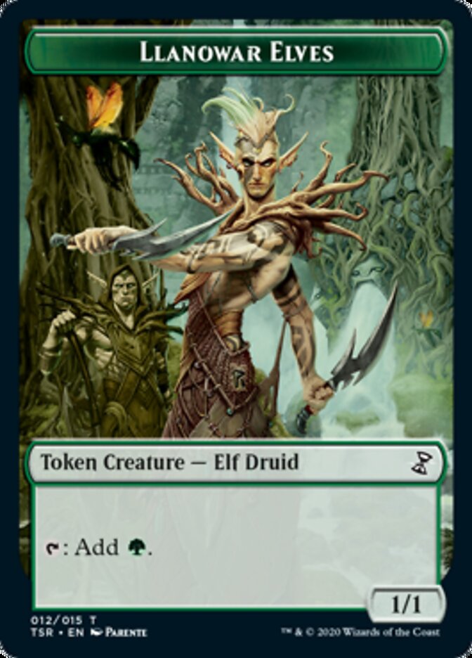Llanowar Elves Token (12) [Time Spiral: Remastered]