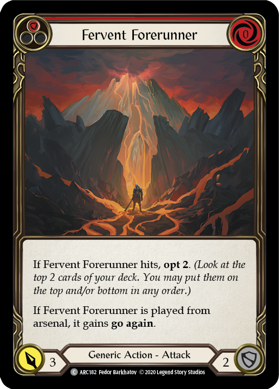 Fervent Forerunner (Red) (ARC182) [Arcane Rising]
