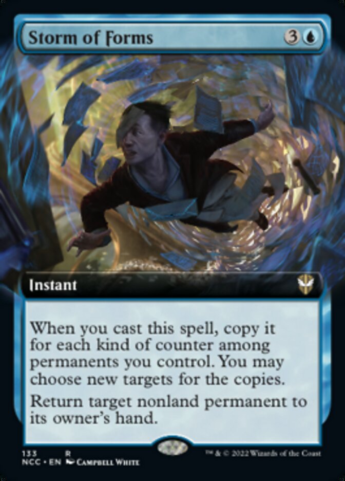 Storm of Forms (Extended Art) (133) [Commander: Streets of New Capenna]