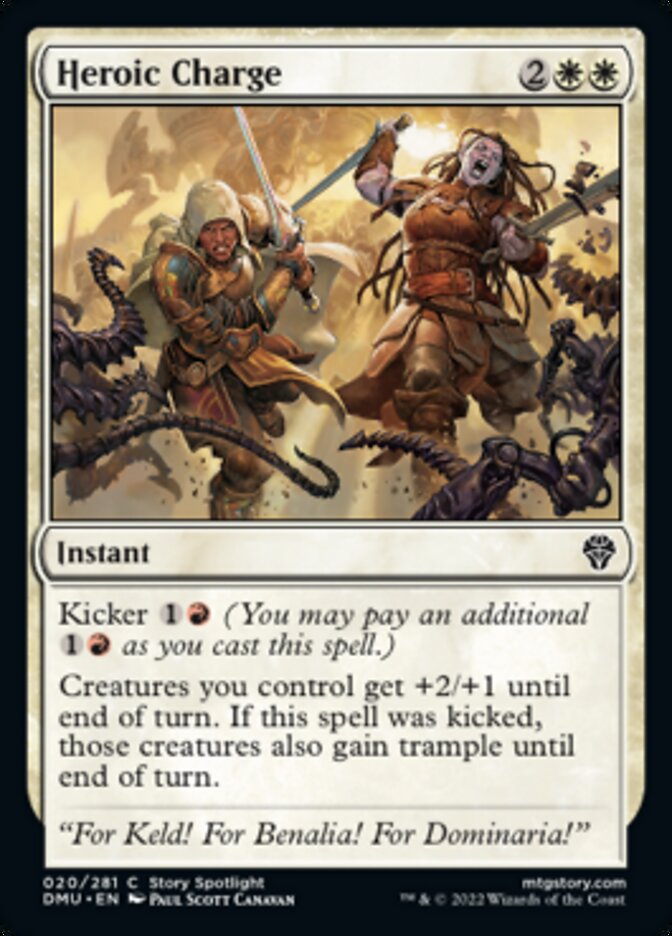 Heroic Charge (20) [Dominaria United]