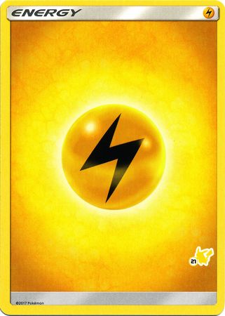 Lightning Energy (#21 Pikachu Stamped) [Battle Academy]