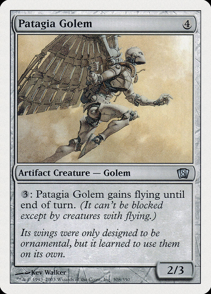 Patagia Golem (308) [8th Edition]