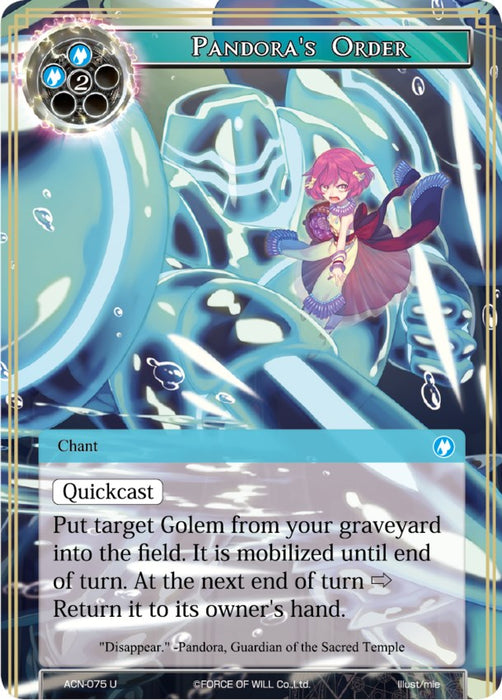 Pandora's Order (ACN-075) [Ancient Nights]