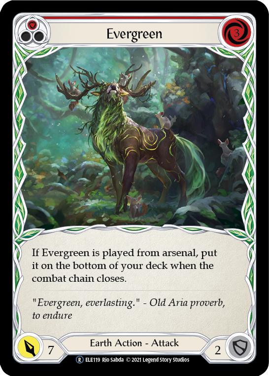 Evergreen (Red) (ELE119) [Tales of Aria]