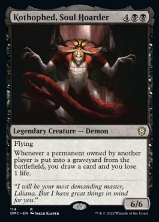 Kothophed, Soul Hoarder (114) [Commander: Dominaria United]