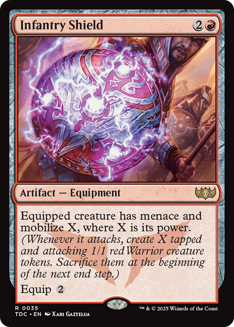 Infantry Shield (35) [Commander: Tarkir: Dragonstorm]