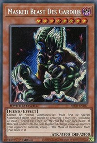 Masked Beast Des Gardius (Secret) (SBCB-EN107) [Speed Duel: Battle City Box]