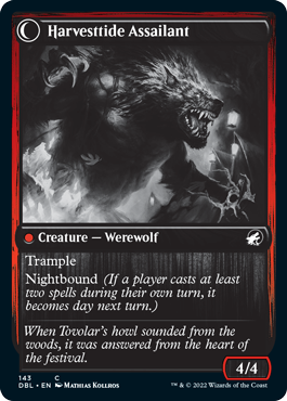 Harvesttide Infiltrator (143) [Innistrad: Double Feature]