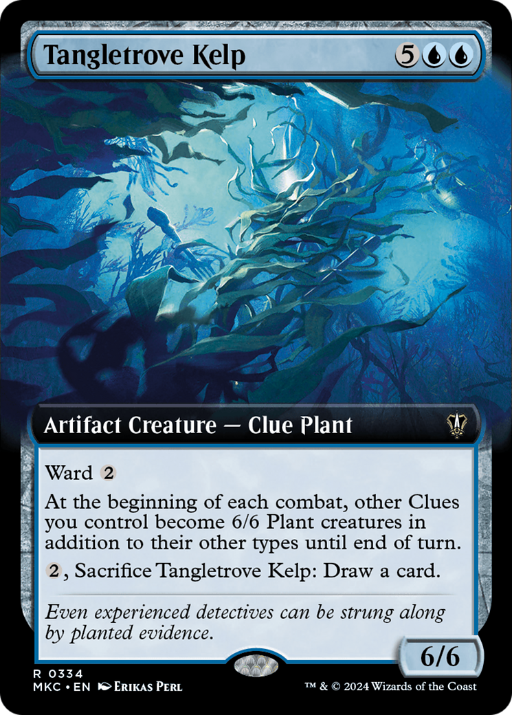 Tangletrove Kelp (Extended Art) (334) [Commander: Murders at Karlov Manor]