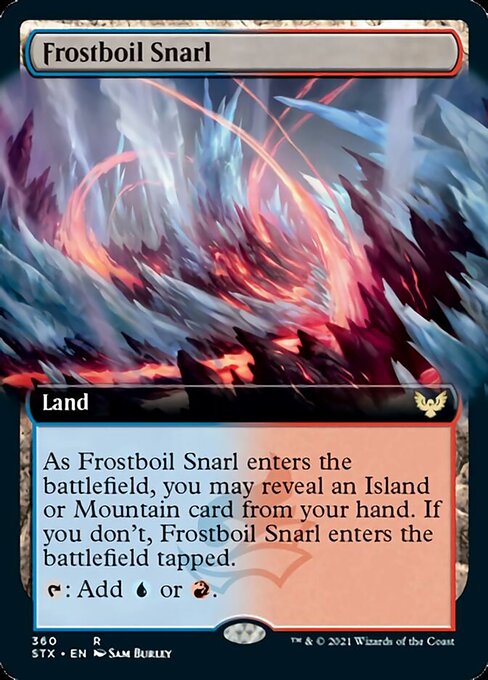 Frostboil Snarl (Extended Art) (360) [Strixhaven: School of Mages]