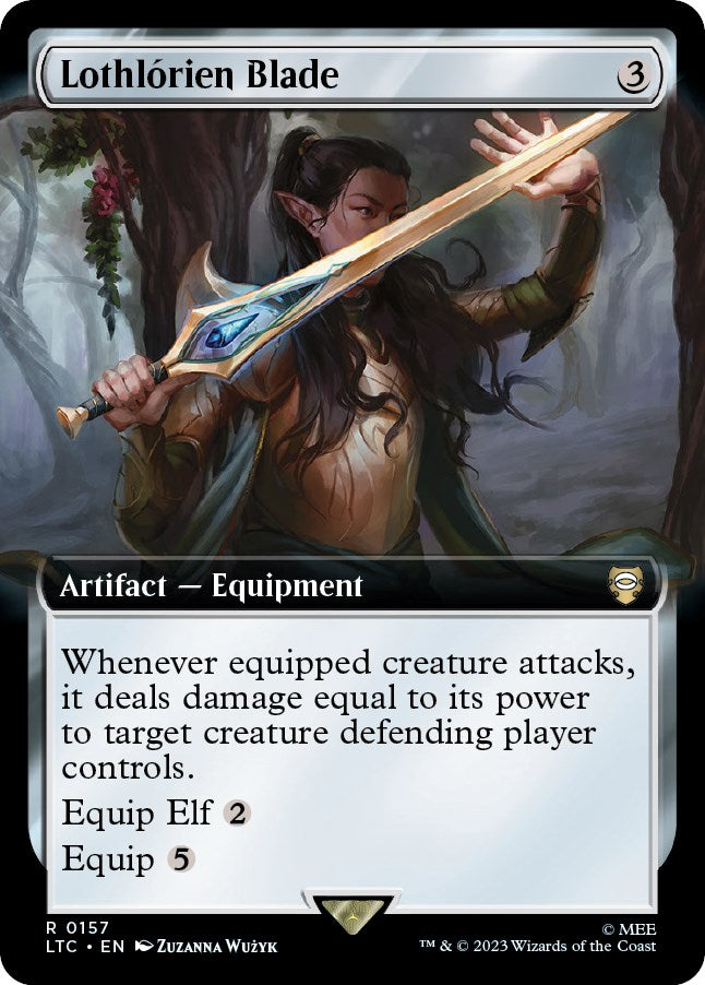 Lothlorien Blade (Extended Art) (157) [Commander: The Lord of the Rings: Tales of Middle-earth]