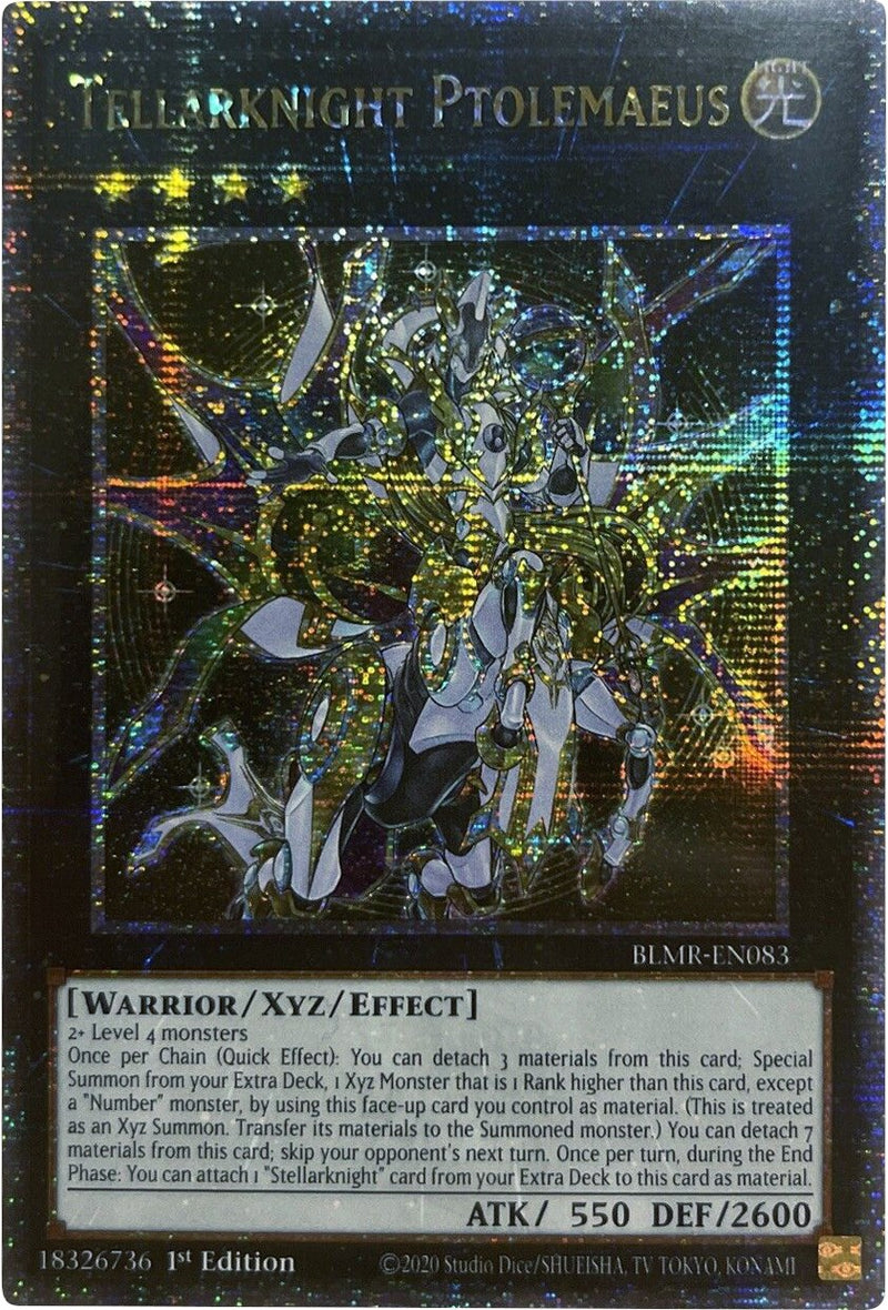Tellarknight Ptolemaeus (Quarter Century Secret Rare) (BLMR-EN083) [Battles of Legend: Monstrous Revenge]