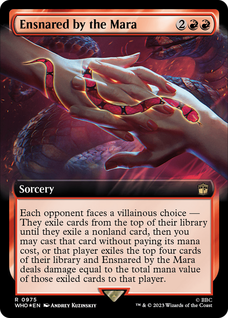 Ensnared by the Mara (Extended Art) (Surge Foil) (975) [Universes Beyond: Doctor Who]