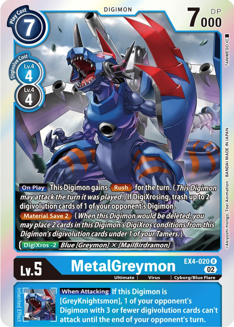 MetalGreymon - EX4-020 (EX4-020 R) [Alternative Being Booster]