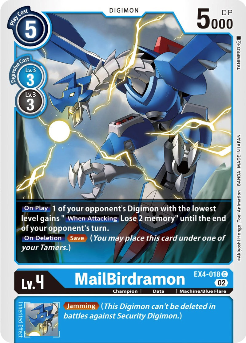 MailBirdramon (EX4-018 C) [Alternative Being Booster]