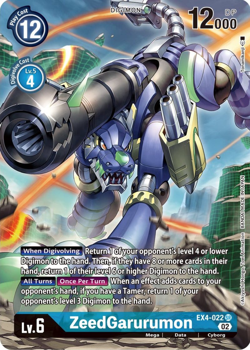 ZeedGarurumon (Alternate Art) (EX4-022 SR) [Alternative Being Booster]