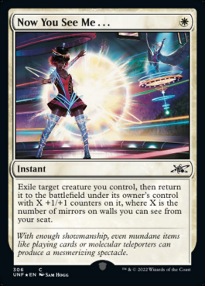 Now You See Me... (Galaxy Foil) (306) [Unfinity]