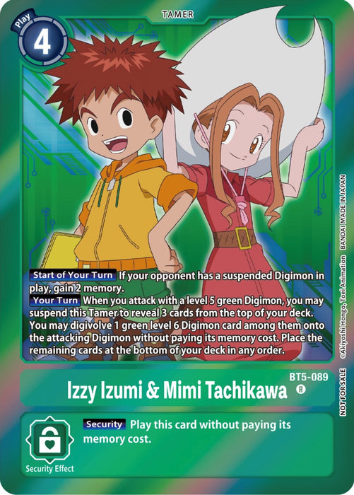 Izzy Izumi & Mimi Tachikawa [BT5-089] (Event Pack 5) [Battle of Omni Promos]