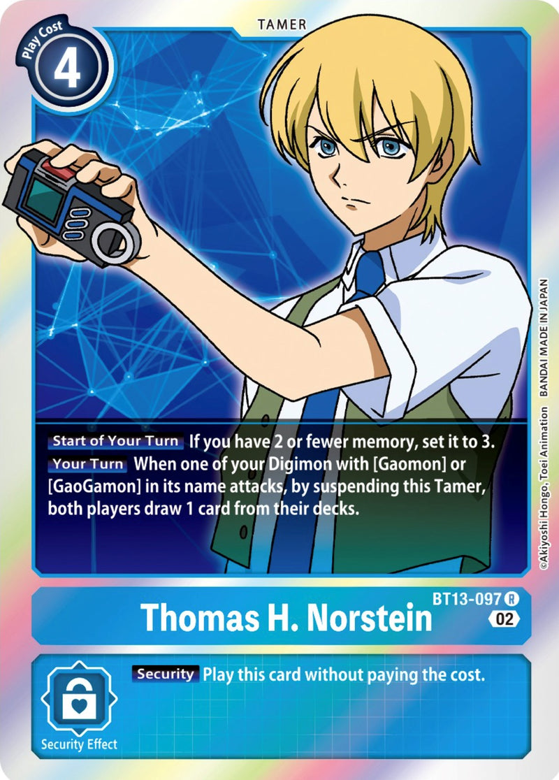 Thomas H. Norstein (BT13-097 R) [Versus Royal Knights]
