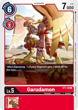 Garudamon - ST1-08 (Tamer Party Vol. 2 Promo) (ST1-08 U) [Starter Deck 01: Gaia Red]