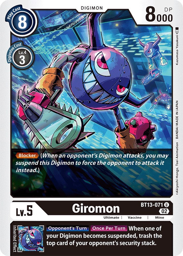 Giromon (BT13-071 U) [Versus Royal Knights]