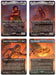 Image for Mount Doom Scene [Set of 4] (448-451) - Magic: The Gathering