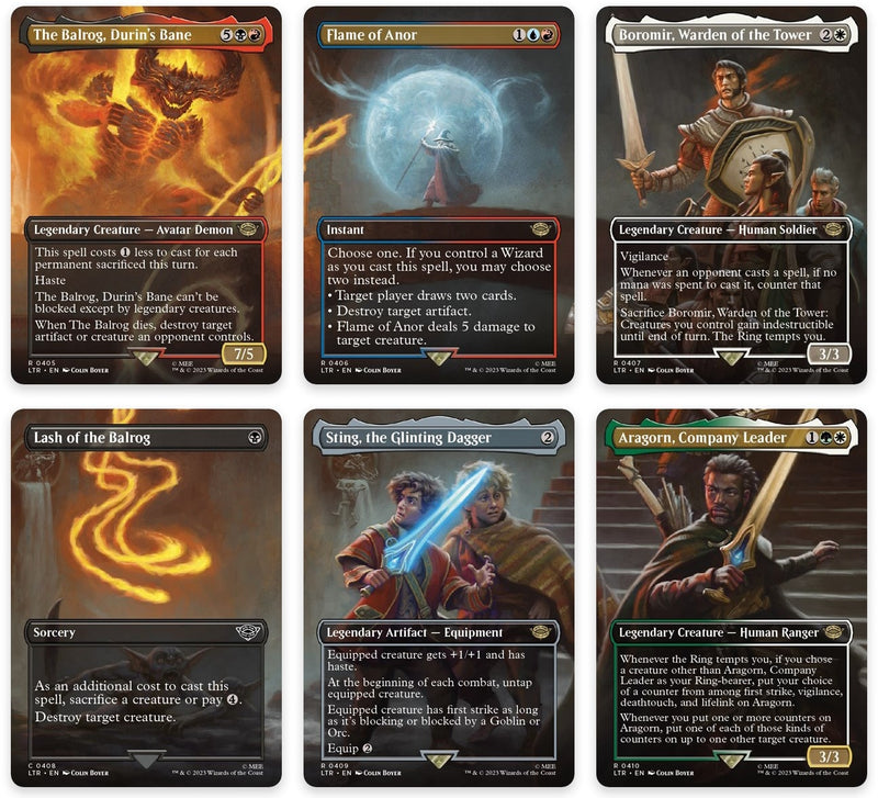Image for Bridge of Khazad-dum Scene [Set of 6] (405-410) - Magic: The Gathering