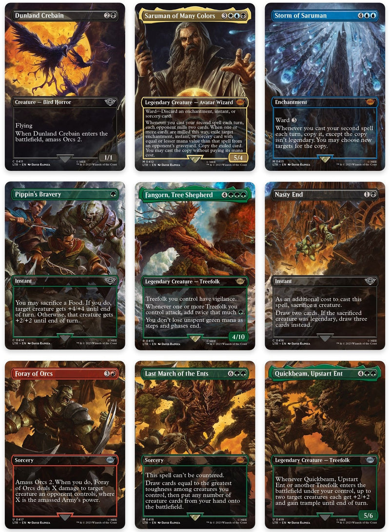 Image for Isengard Destroyed Scene [Set of 9] (411-419) - Magic: The Gathering