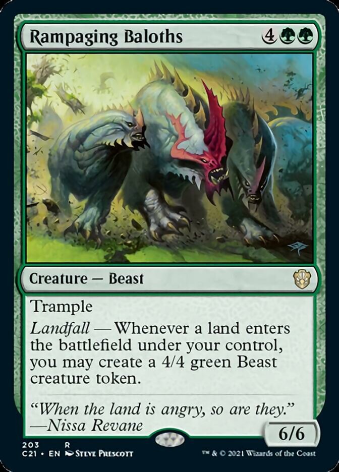 Rampaging Baloths (203) [Commander 2021]