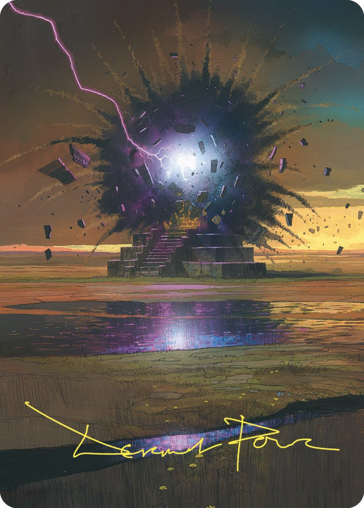 Return to Dust Art Card (Gold-Stamped Signature) (34) [Art Series: Commander Masters]