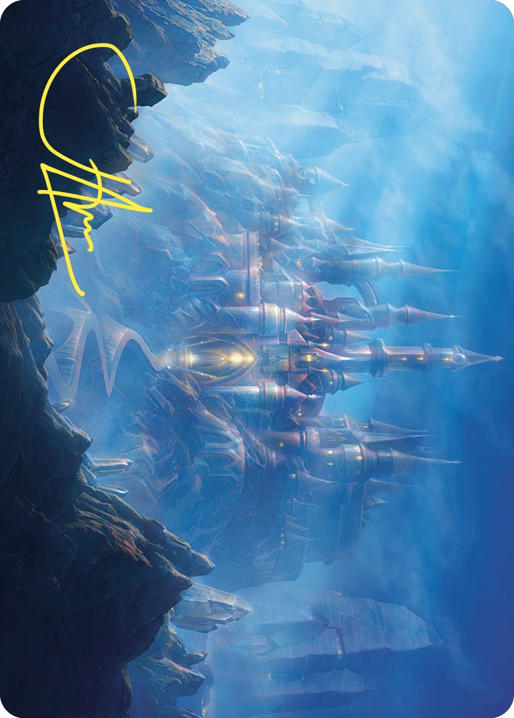 Opal Palace Art Card (Gold-Stamped Signature) (30) [Art Series: Commander Masters]