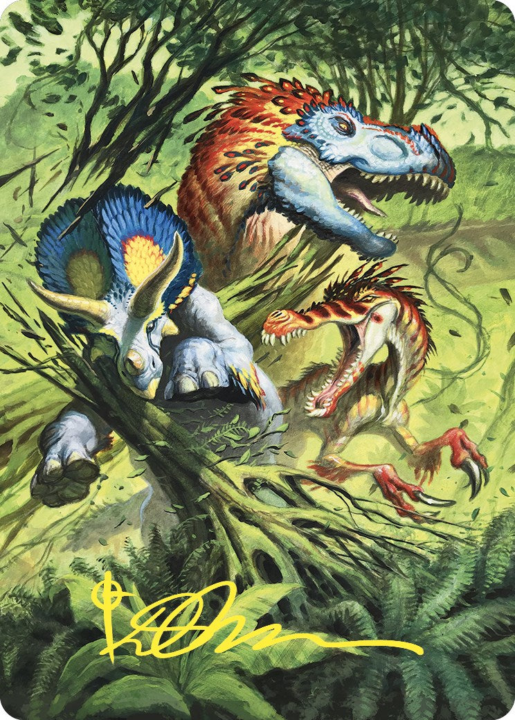 Finale of Devastation Art Card (Gold-Stamped Signature) (68) [Art Series: Commander Masters]