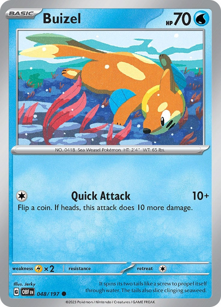 Buizel (048/197) [Scarlet & Violet: Obsidian Flames]