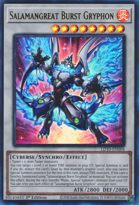 Salamangreat Burst Gryphon (LD10-EN004) [Legendary Duelists: Soulburning Volcano]
