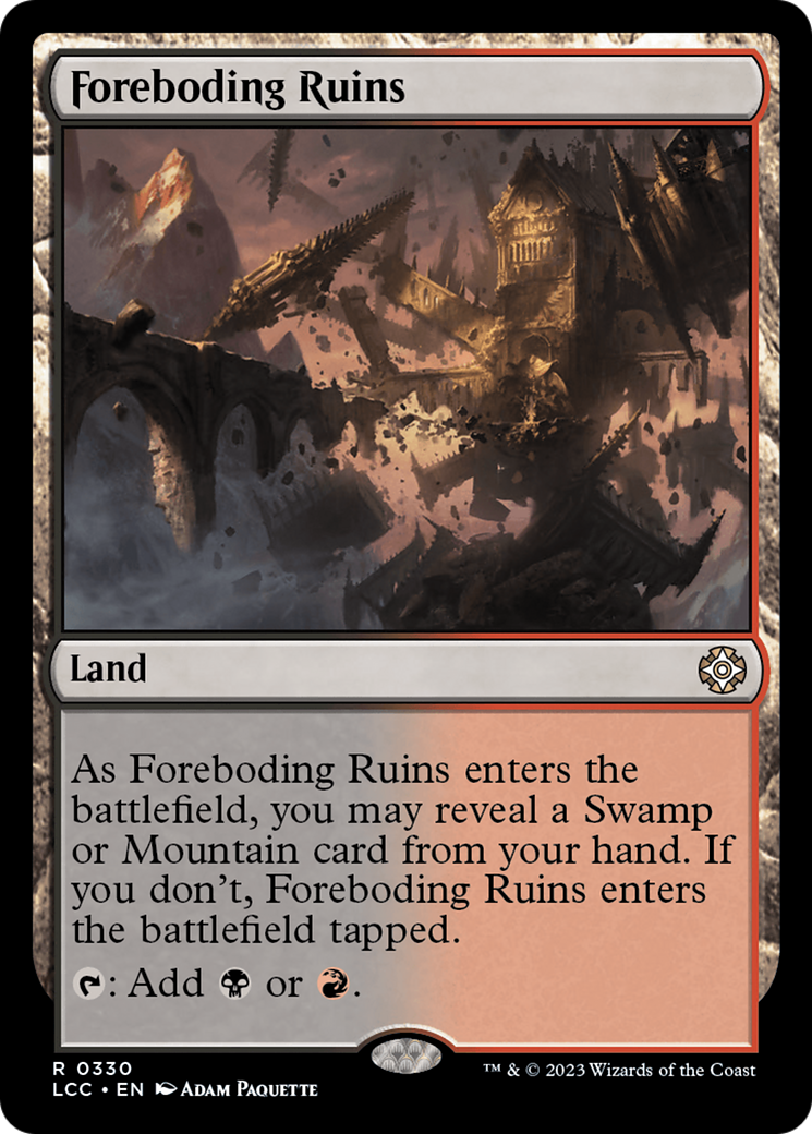Foreboding Ruins (330) [Commander: The Lost Caverns of Ixalan]