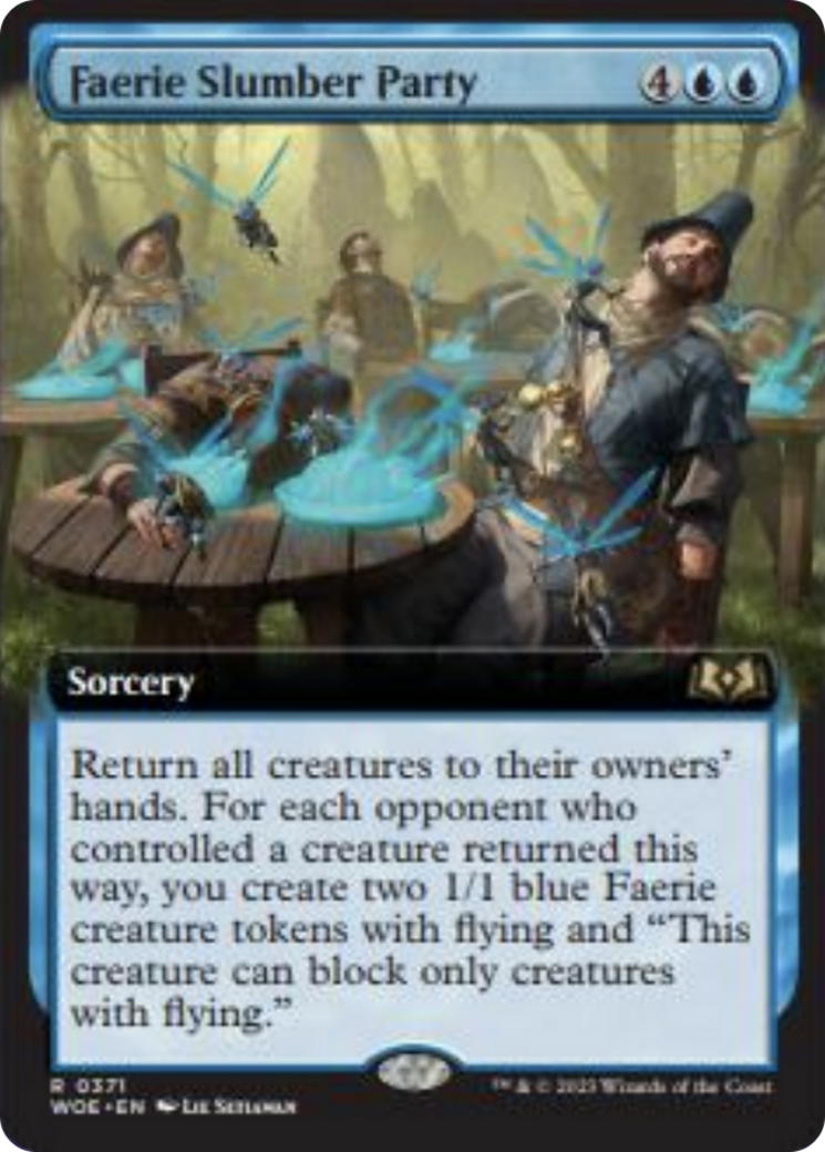Faerie Slumber Party (Extended Art) (371) [Wilds of Eldraine]