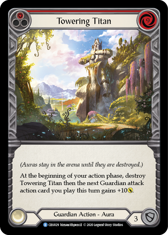 Towering Titan (Red) (CRU029) [Crucible of War]
