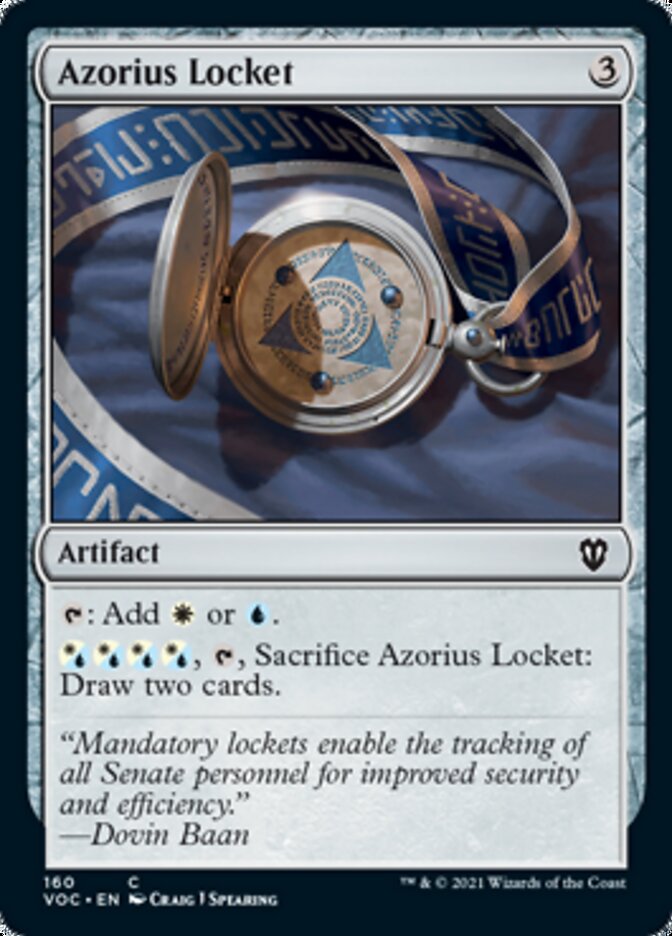 Azorius Locket (160) [Commander: Innistrad: Crimson Vow]