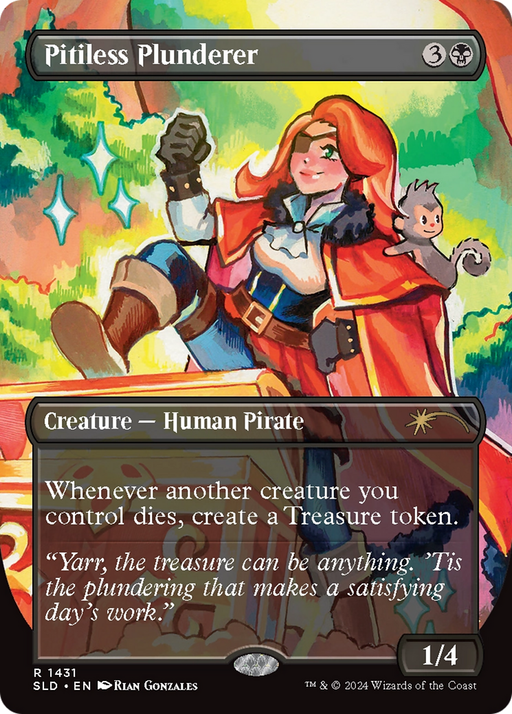 Pitiless Plunderer (Rainbow Foil) (1431) [Secret Lair Drop Series]