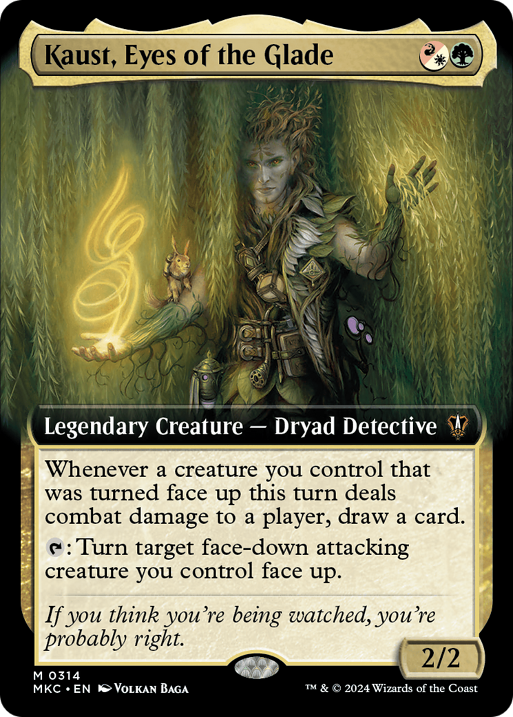 Kaust, Eyes of the Glade (Extended Art) (314) [Commander: Murders at Karlov Manor]
