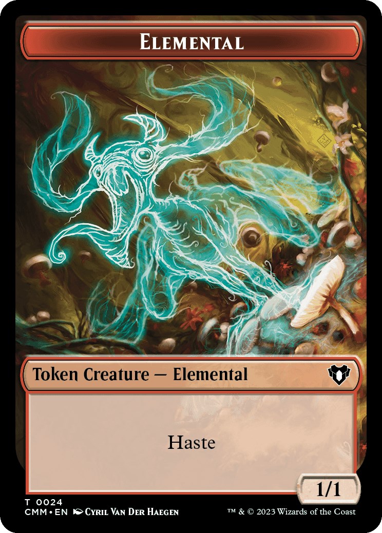 Elemental (0024) // Graveborn Double-Sided Token (24 // 38) [Commander Masters]