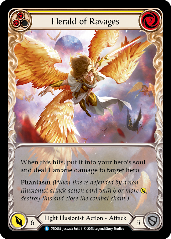 Herald of Ravages (Yellow) (DTD018) [Dusk till Dawn]