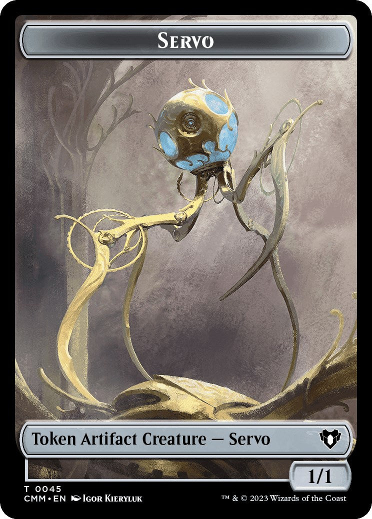 Servo // Knight Double-Sided Token (45 // 7) [Commander Masters]