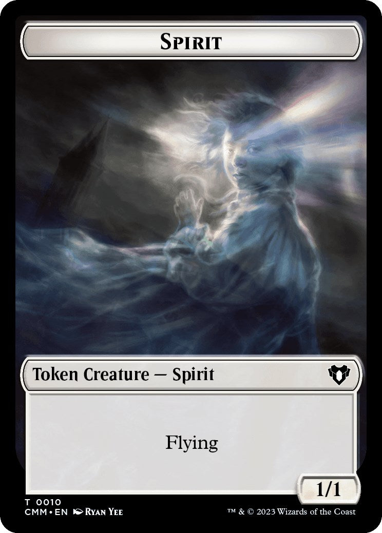 Spirit (0010) // Elemental (0025) Double-Sided Token (10 // 25) [Commander Masters]
